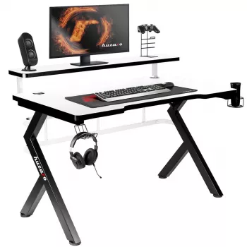 Počítačový stôl Huzaro Hero 5.0 biely