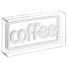 Neónová LED svetelná tabuľa ActiveJet AJE-NEON COFFEE, viacfarebná, USB 5V, povrchová montáž, rám z AS plastu