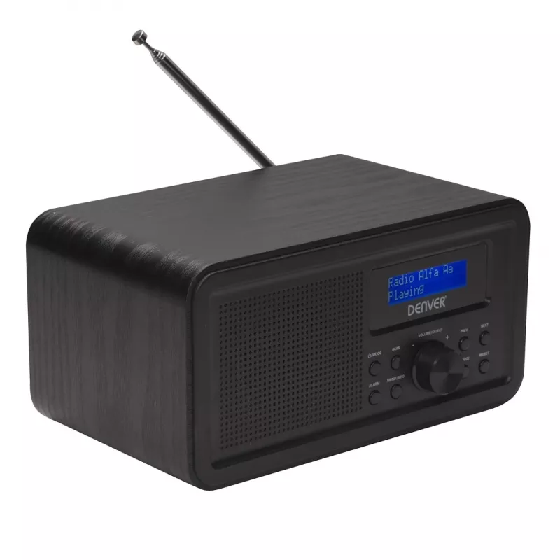 DENVER DAB-30 čierne osobné rádio