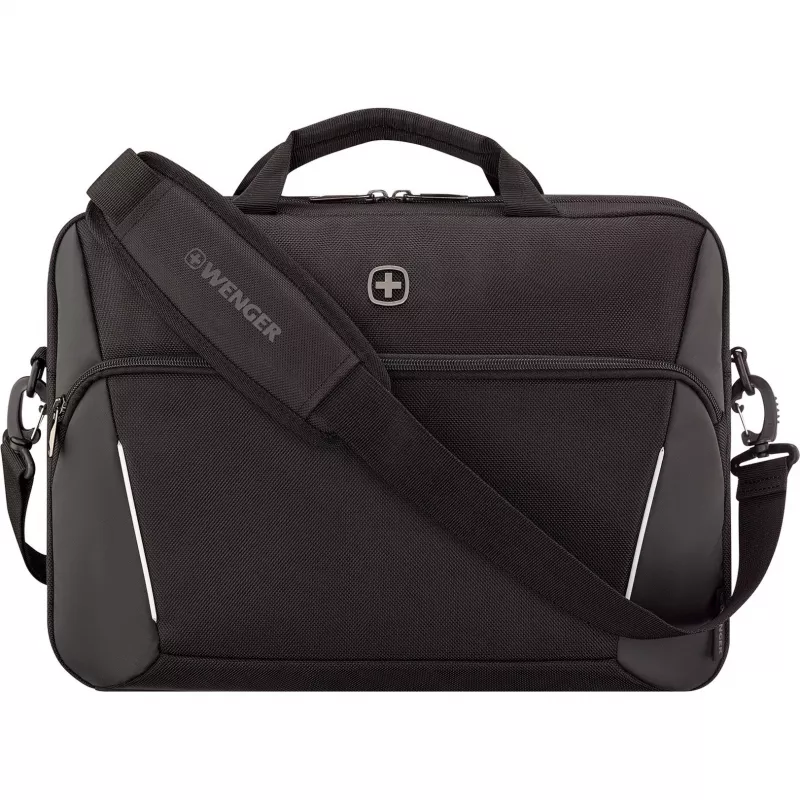 Taška na notebook Wenger XE Compact Brief 16 s priehradkou na tablet, čierna