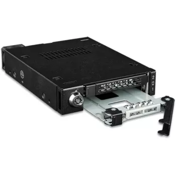 Rámik adaptéra šachty disku icy dock MB092VK-B pre 2 x 6,3 cm U.2 / U.3 NVMe SSD do 3,5-palcovej šachty (čierny)