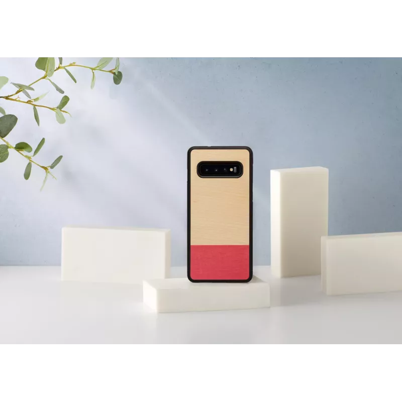 Puzdro na smartphone man and wood pre Galaxy S10 — miss match čierna