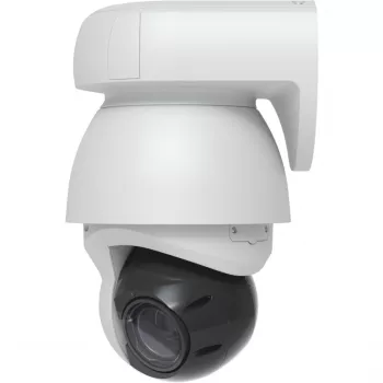 IP bezpečnostná kamera UBIQUITI UVC-AI-PTZ-W — AI PTZ priemyselná guľová 3864×2160, 22× optický zoom, rotácia 360°, káblová, stena/stĺp/stôl, biela