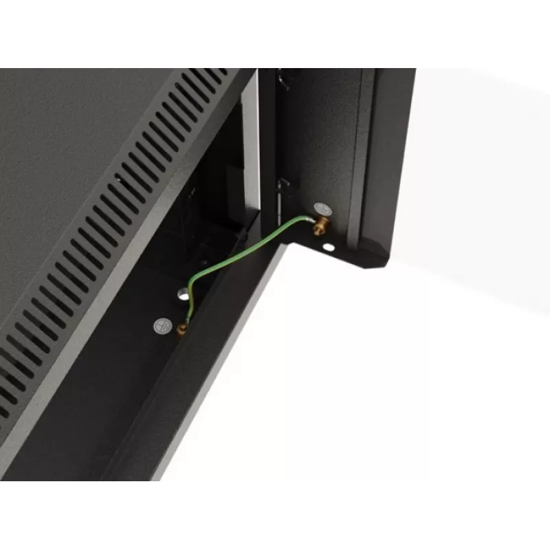 Nástenný rack LANBERG WF03-5304-10B 19 palcov 4U čierny, sklenené dvere