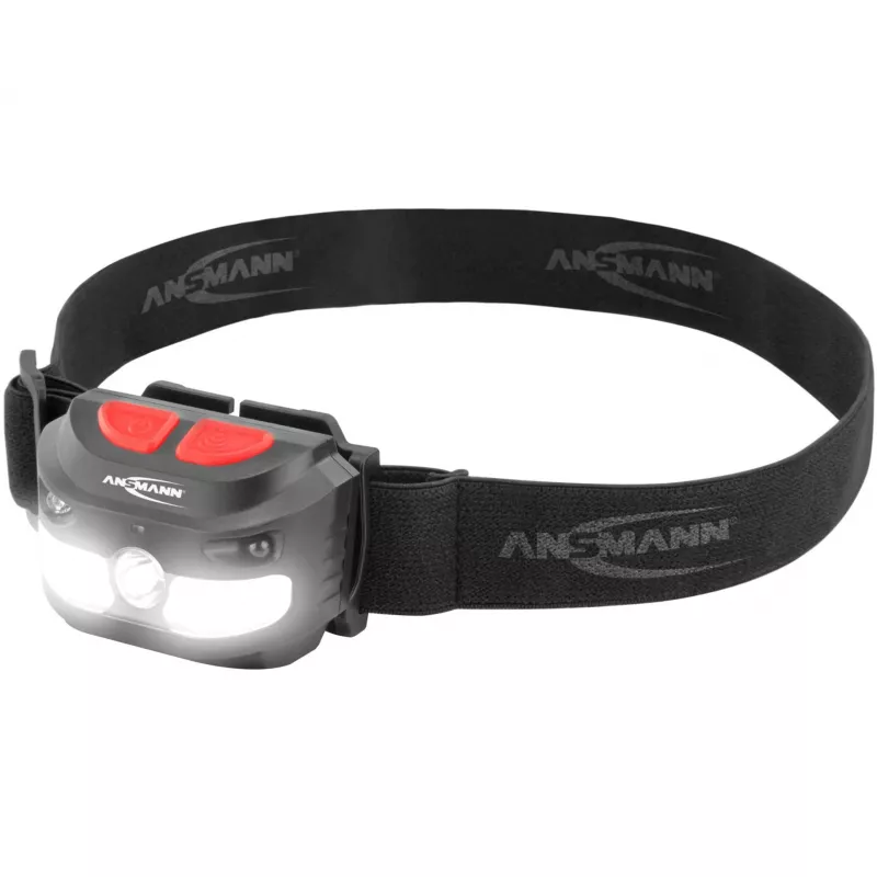 Čelová lampa Ansmann HD250RS čierna COB LED 4W IP54