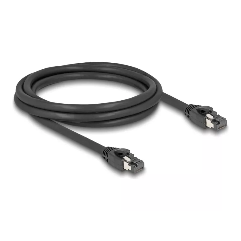 DeLOCK RJ45 sieťový kábel Cat.8.1 S/FTP 2m 40Gbps čierny