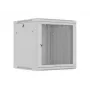 19-palcový nástenný rack 12U 600x600 sivý