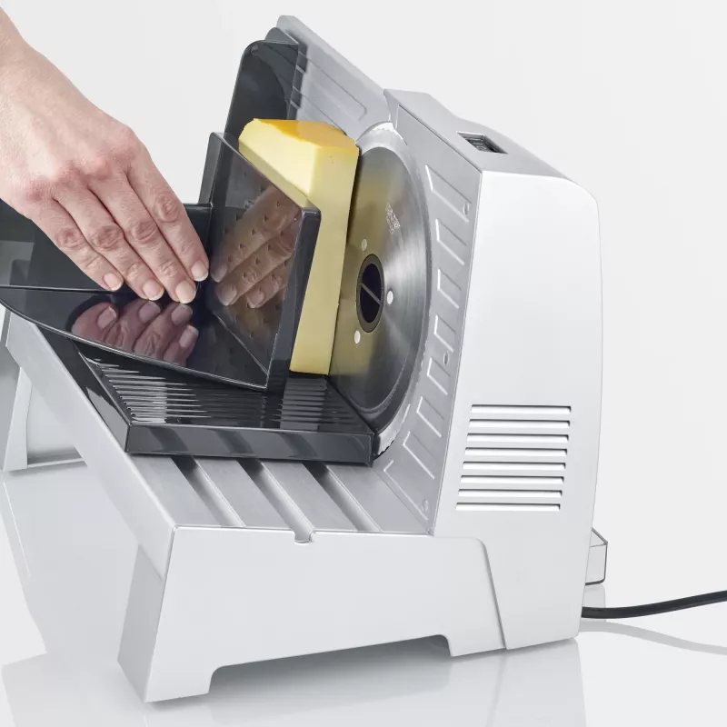 Krájač na údeniny Severin AS 3917 elektrický 150 W sivý plast