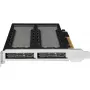 Mobilný úložný rám RAIDSONIC ToughArmor MB842MP-B — 2 výmenné šachty pre M.2 NVMe, PCIe 4.0 x16