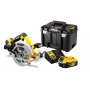 DeWALT DCS570P2-QW prenosná kotúčová píla 18,4 cm strieborná, žltá 5500 ot/min