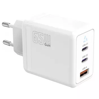 Nabíjačka TB AZTBXUL3USB65WW — 65W USB-C Power Delivery s 2 konektormi (1x USB-C, 1x USB-A)