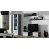Cama TV stojan SOHO 140 sivý/biely lesklý