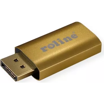 ROLINE GOLD 4K DisplayPort-HDMI adaptér, v1.2, DP samec - HDMI samica, aktívny