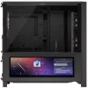 Corsair FRAME 4000D LCD RS PC skriňa, Midi-Tower, ATX, ARGB, tvrdené sklo - čierna
