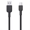 Kábel USB-A na USB-C Aukey CB-NAC1, 1 m, pletený nylon, USB PD 60 W, USB 2.0