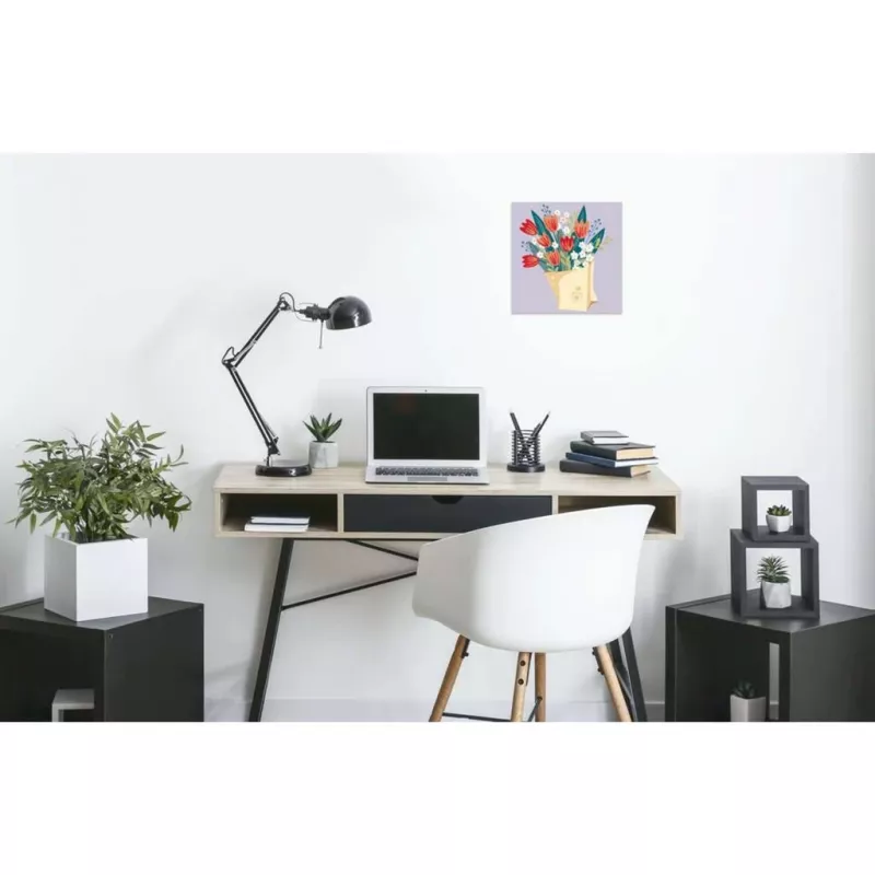 Sada maľovania podľa čísel Ravensburger CreArt – Obrázok s kyticou tulipánov, model 25518
