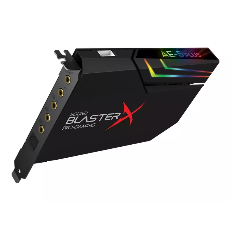 Creative Sound BlasterX AE-5 Plus Black PCI-e RGB herná zvuková karta