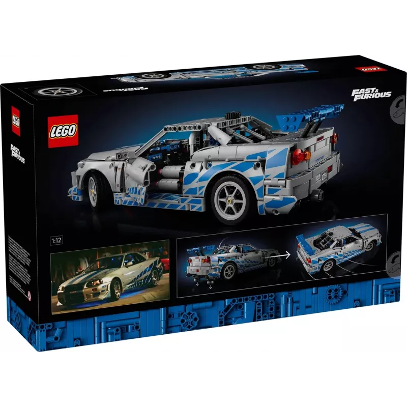 LEGO TECHNIC 42210 Rýchlo a zbesilo Nissan Skyline GT-R (R34)