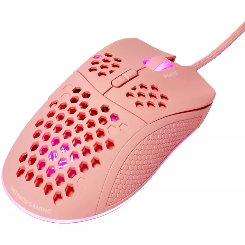 Deltaco ľahká herná myš, RGB (GAM-108-P)