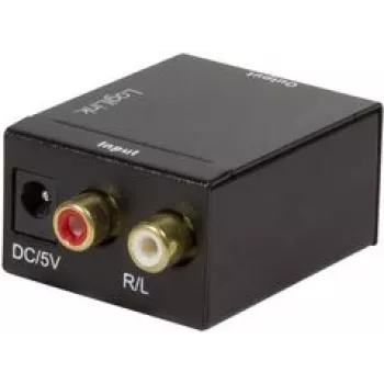 LogiLink CA0102 Toslink / RCA audio adaptér čierny
