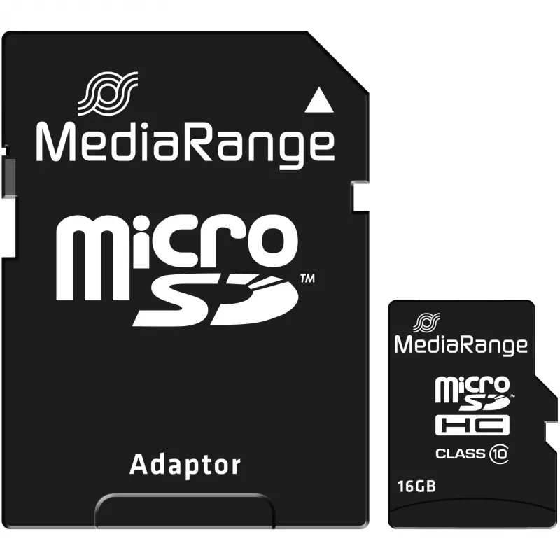 Pamäťová karta MediaRange 16GB MicroSDHC Class 10 MR958