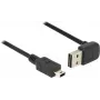 USB kábel DeLOCK 85184 USB 2.0 0,5 m USB A Mini-USB B čierny
