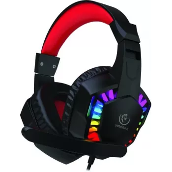 Rebeltec stereo slúchadlá s mikrofónom SHARK — káblové on-ear prevedenie