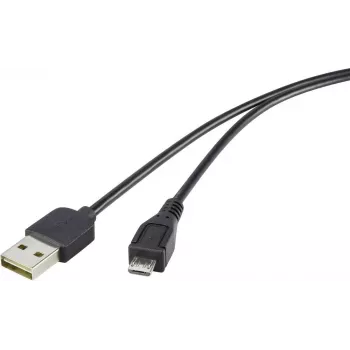 USB kábel Renkforce Duplex 2.0 Micro-USB Type-B 5V 0,5 m