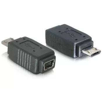 Adaptér USB micro-B samec na Mini-USB 5-pinový DeLOCK 65063