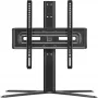 One For All stolový TV stojan SOLID – vhodný pre všetky typy TV od 32 do 65 palcov – LCD/LED/Plazma/OLED/QLED – otočný (90°) naklápací (15°) – výškovo nastaviteľný – VESA 60