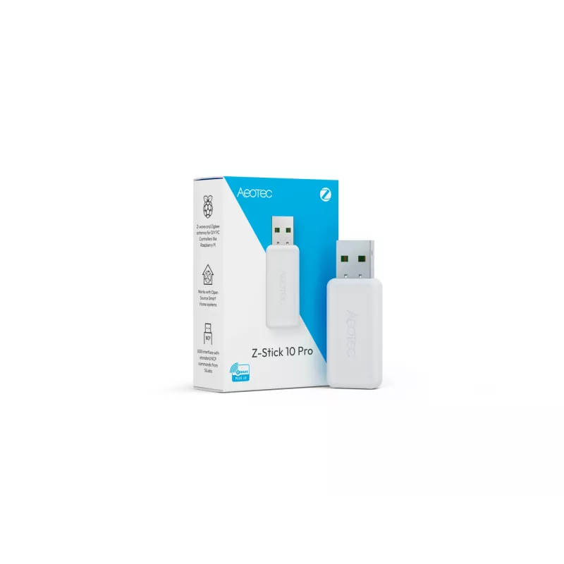 USB Z-Wave a Zigbee stick AEOTEC AEOEZWA060 Pro – dvojprotokolová USB brána pre integráciu smart home