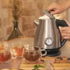 Cecotec Thermosense 620 Retro Steel elektrická kanvica 1,7 l 2200 W nehrdzavejúca oceľ