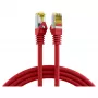 EFB-Elektronik RJ45 patch kábel Cat.6A S/FTP LSZHCat.7 surový kábel červený 0,15 m výrobca: EFB Elektronik (MK7001.0,15R)