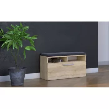 Uzavretý organizér na topánky Top e Shop RIVA SZAFKA SONOMA — dubový dekor, 850×460 mm, 16 mm drevotrieska