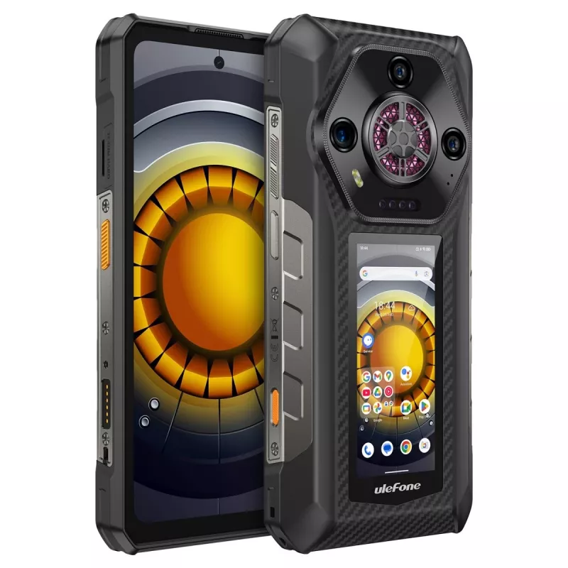 Ulefone Armor 30 Pro 5G UF-A30P smartfón, 6,95 palca, 16 GB RAM, 512 GB, IP69K, Android 14, 12800 mAh, čierny