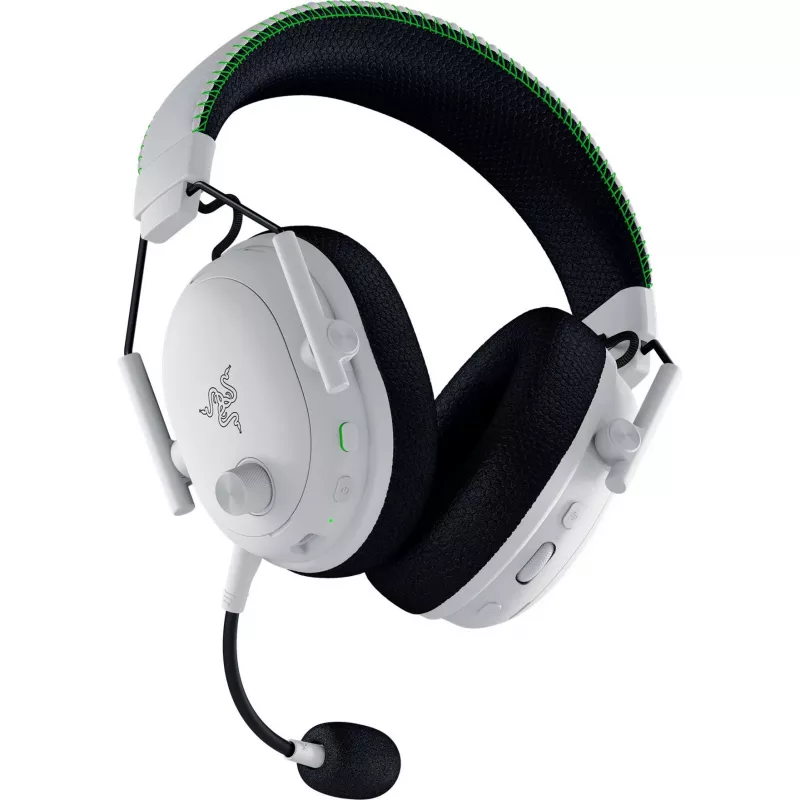 Headset Razer BlackShark V3 Pro káblový a bezdrôtový Bluetooth biely