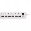 Brennenstuhl 1153110126 predlžovací kábel 2 m 6 AC zásuviek interiér biela (1153110126)