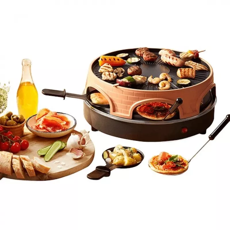 Emerio PO-113255.4 raclette gril 1500 W čierny, hnedý