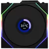 Lian Li UNI FAN TL Wireless LCD ARGB 120 mm Reverse Blade - čierna
