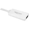 Delock - video / audio adaptér - USB, 15 pin D-Sub (DB-15) samec na HDMI samica - 25cm - biely (62460)