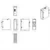 DC-DC menič ALLNET ALL-B101 12–24VDC na 48–54VDC, až do 200W
