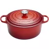 Le Creuset Signature okrúhly pekáč 26 cm 5,3 l, višňovo červený