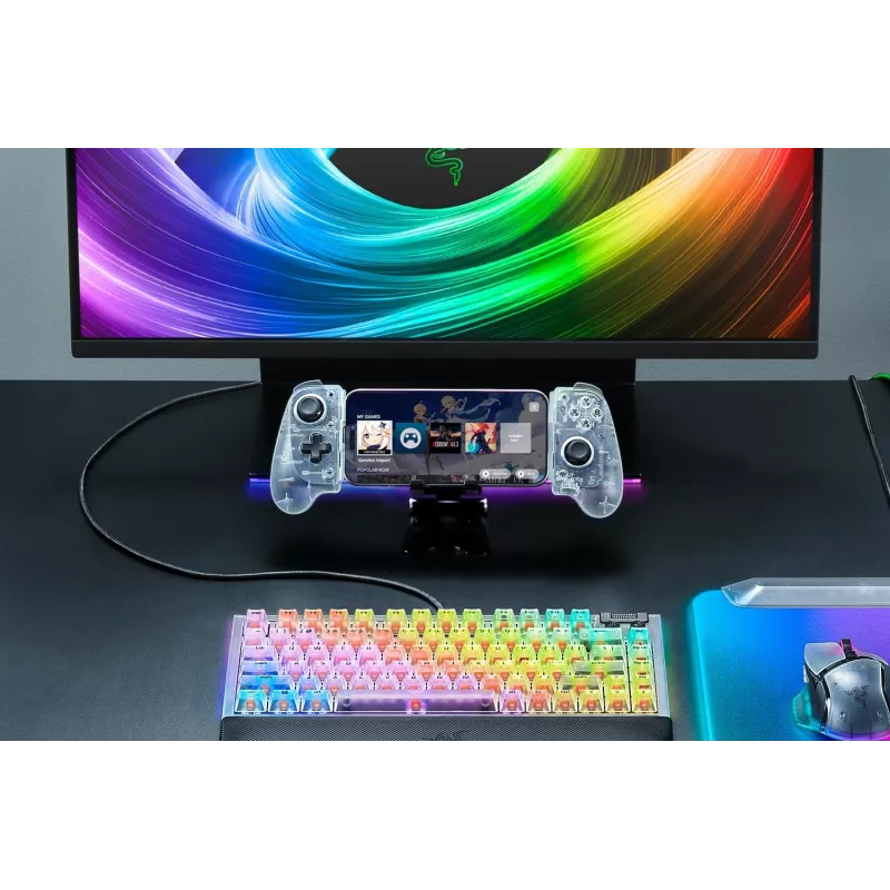 Razer Kishi V3 - Phantom White Ed. USB gamepad analógový Android, iOS