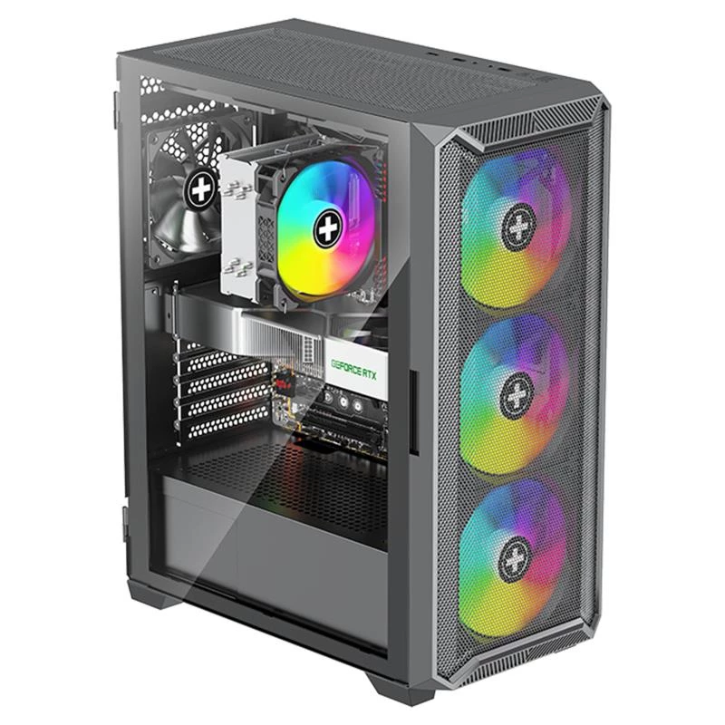 Skriňa|XILENCE|ATX/micro ATX/Mini-ITX|čierna|Midi Tower|PC|XG161