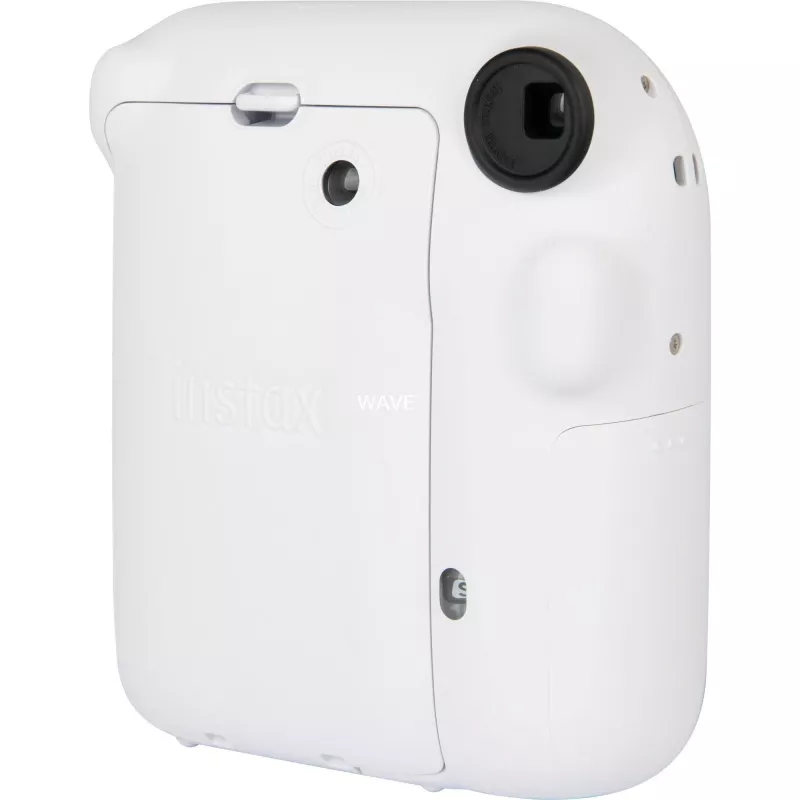 Instantná kamera Fujifilm Instax Mini 12 biela — výtlačky 86×54 mm, ohnisková vzdialenosť 60 mm, AA batéria