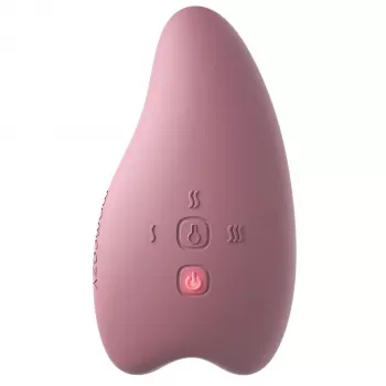 Momcozy LM008 zahrievací a vibračný masážny prístroj na laktáciu, ružový