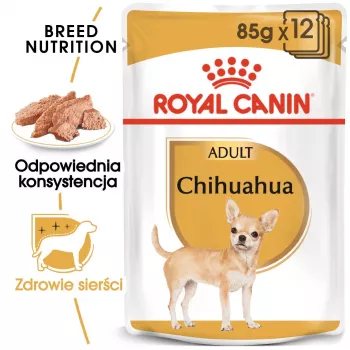Mokré krmivo pre psy Royal Canin Chihuahua Adult vrecúško 85 g — hydina, pre dospelé čivavy 1–1,9 kg