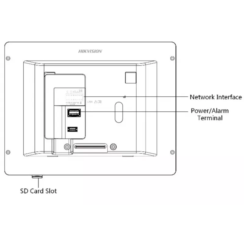 Hikvision DS-KH6320-WTE1-W Video vrátnik 17,8 cm (7