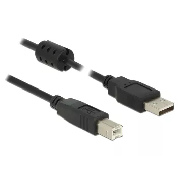 USB kábel DeLOCK 0,5 m USB 2.0-A USB 2.0-B čierny