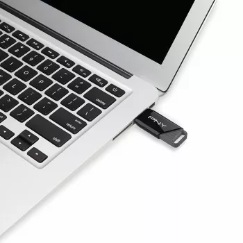PNY Attaché X, 32 GB, USB Type-A, 3.2 Gen 1 (3.1 Gen 1), 130 MB/s, Dia, čierna